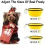 Kathy Large Collapsible Dog Bowls, 2 Pack Portable Foldable Cup Water Bowls with Carabiner Clip for Travel for Pet Cat Food Feeding Kathy Large Collapsible Dog Bowls, 2 Pack Portable Foldable Cup Water Bowls with Carabiner Clip for Travel for Pet Cat Food Feeding