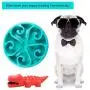 ARKEBAN Slow Feed Dog Bowl, Dog Chew Toy, Fun Feeder Slow Bowl, Bloat Stop Dog Puzzle Bowl Maze, Cat Food Water Bowl Pet Interactive Non Skid, Blue ARKEBAN Slow Feed Dog Bowl, Dog Chew Toy, Fun Feeder Slow Bowl, Bloat Stop Dog Puzzle Bowl Maze, Cat Food Water Bowl Pet Interactive Non Skid, Blue