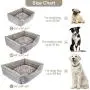 FURTIME Durable Dog Bed for Large Medium Small Dogs Soft Washable Pet Bed Breathable Rectangle Sleeping Bed Anti-Slip Bottom (24'' x 21'' x 8'', Grey) FURTIME Durable Dog Bed for Large Medium Small Dogs Soft Washable Pet Bed Breathable Rectangle Sleeping Bed Anti-Slip Bottom (24'' x 21'' x 8'', Grey)