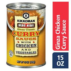 Kikkoman GINZA Curry Sauce With Chicken & Vegetables, 15 Oz Can(12 Pack), 1.08 Lb (Pack Of 12)