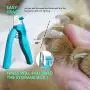 weird tails Dog Nail Clippers Upgraded, Pet Trimmer with LED Light to Avoid Over Cutting, Free Nail File, Razor Sharp Blade & Lock Switch, Professional Grooming Tools with Sturdy Non Slip Handles weird tails Dog Nail Clippers Upgraded, Pet Trimmer with LED Light to Avoid Over Cutting, Free Nail File, Razor Sharp Blade & Lock Switch, Professional Grooming Tools with Sturdy Non Slip Handles