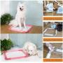 HORV Dog Training Pad Holder, Puppy Pad Floor Tray, Indoor Dog Potty, Portable Potty Trainer, Snap-in Frame, Keep Paws Dry & Floor Clean, 2 Sizes