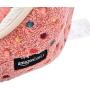 Amazon Basics Cuddler Bolster Pet Bed, Pink Polka Dots