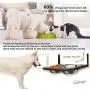 LLSPET Elevated Dog Bowl Stand Raised Dog Bowls for Large Dogs, Wall Mounted Food Feeding Rack for Pets Waterproof Dogs Cats Feeder 2 Stainless Steel Double Bowls for Food and Water LLSPET Elevated Dog Bowl Stand Raised Dog Bowls for Large Dogs, Wall Mounted Food Feeding Rack for Pets Waterproof Dogs Cats Feeder 2 Stainless Steel Double Bowls for Food and Water