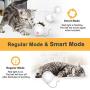 HomeRunPet Smart Interactive Cat Toy Ball with Bell, Automatic Self Rotating and Build-in Led Light Pet Toys (Batteries Included)