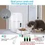 LeeKooLuu Q01 HD 1080P Camera WiFi Smart Feeder 6L Automatic Cat Feeder Automatic Dog Feeder Timer Programmable Voice and Video Recording Enabled App for iPhone and Android