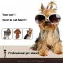 N/C Dog Hair Clipper Low Noise Pet Hair Clipper Rechargeable Dog Trimmer Cordless Pet Grooming Tool Professional Dog Hair Trimmer Comb Scissors Manicure Kit Cats and Other Hair Animals