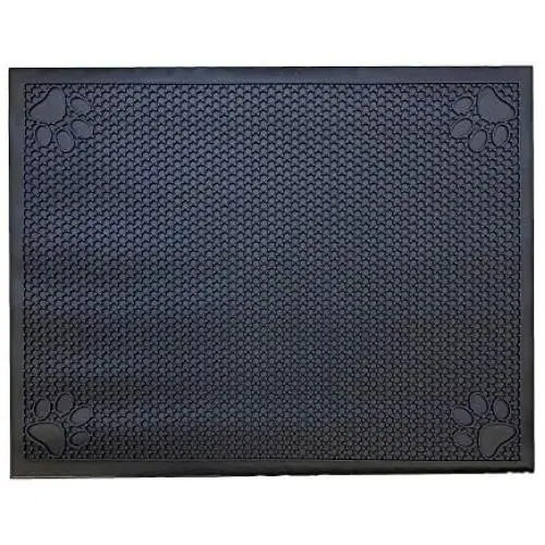 Extra Large Waterproof Pet Feeding Water and Food Bowl Non-Slip Mat, Keep Your Dog or Cats Dining Spot Clean and Dry, Honeycomb Grips Wont Budge, 23'' L x 36'' W in 3 Colors