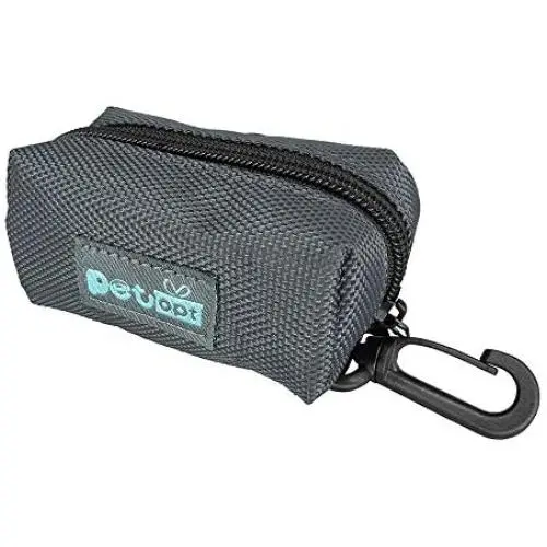 Petopt Dog Poop Bag Holder Leash Attachment,Heavy Duty Waterproof, Fits Any Dogs Running,Walking,Hiking Accessory (Dark Gray) Petopt Dog Poop Bag Holder Leash Attachment,Heavy Duty Waterproof, Fits Any Dogs Running,Walking,Hiking Accessory (Dark Gray)