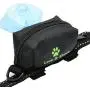 Dog Poop Bag Holder, Dog Poop Waste Bag Holder Dispenser for Leash, Dog Accessories - Black