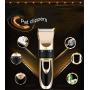 PBQWER Dog Grooming Kit Clippers, Low Noise Electric Quiet Rechargeable, Cordless Pet Hair Thick Coats Clippers Trimmers Set Titanium Ceramic Blade