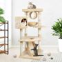 TOYSBOOM Cat Tree with Scratching Posts, Multi Level Cat Play House with Hammock Condo Platform, Kitten Activity Center Cat Tower for Indoor Cats 47 inch