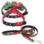 Christmas Cat Harness and Leash Set, Escape Proof Adjustable Dog Harness,Pet Halter Vest Harness with Christmas Style Bow Tie,Suitable for Outdoor Walks of Cats and Small Dogs Christmas Cat Harness and Leash Set, Escape Proof Adjustable Dog Harness,Pet Halter Vest Harness with Christmas Style Bow Tie,Suitable for Outdoor Walks of Cats and Small Dogs