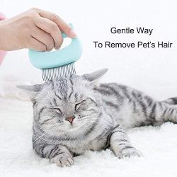 MOMSIV Cat Comb Massager Pet Hair Removal Massaging Shell Comb Massage Tool for Removing Matted Fur, Knots and Tangles