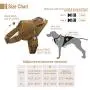 yisibo Tactical Dog Harness Military Working Dog Vest No-Pull Adjustable K9 Service Dog Training Vest with Handle