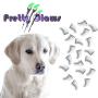 Pretty Claws 120 Piece Soft Nail Caps with Adhesive for Dog Paws - Crystal Clear