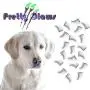 Pretty Claws 60 Piece Soft Nail Caps with Adhesive for Dog Paws - Crystal Clear