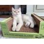 Scratch Lounge Cardboard Cat Scratcher - New Size - Lasts 10 Times Longer Than Other Conventional Scratchers - Large and Durable with Reversible Floor