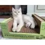 Scratch Lounge Cardboard Cat Scratcher - New Size - Lasts 10 Times Longer Than Other Conventional Scratchers - Large and Durable with Reversible Floor Scratch Lounge Cardboard Cat Scratcher - New Size - Lasts 10 Times Longer Than Other Conventional Scratchers - Large and Durable with Reversible Floor