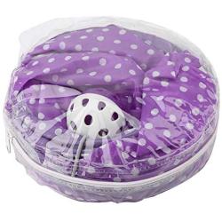 Cat Tunnel Leopard, Oxford Cloth Foldable Cat Tunnel, Bed for Cat Purple Pet Hide Tunnel