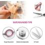 Pet Grooming Scissors Kit - Cat Dog Grooming Scissors - 5 PCS( For Trimming Body, Face, Ear, Nose, Paw) , Sharp Shears with Safety Rounded Tips for Small, Medium & Large Pets ( Include Grooming Comb )