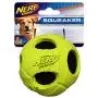 Nerf Dog 3.5in Squeak Bash Rubber Wrapped Tennis Ball: Green, Dog Toy Nerf Dog 3.5in Squeak Bash Rubber Wrapped Tennis Ball: Green, Dog Toy