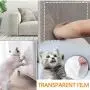 SIEBIRD Cat Scratch Deterrent Tape, 100% Transparent Clear Cat Scratch Furniture Protector with Pins, Flexible Anti-Scratch Cat Training Tape Furniture Scratch Guards, 18'' L X 10'' W & 15'' L X 12'' W SIEBIRD Cat Scratch Deterrent Tape, 100% Transparent Clear Cat Scratch Furniture Protector with Pins, Flexible Anti-Scratch Cat Training Tape Furniture Scratch Guards, 18'' L X 10'' W & 15'' L X 12'' W