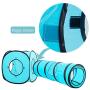 PAWISE Cat Toys Cat Tunnel and Cat Cube Pop Up Collapsible Kitten Indoor Outdoor Toys