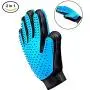 Pet Grooming Glove - Efficient Pet Hair Remover Mitt - Enhanced Five Finger Design - Perfect for Dog & Cat with Long & Short Fur - 1 Pair Pet Grooming Glove - Efficient Pet Hair Remover Mitt - Enhanced Five Finger Design - Perfect for Dog & Cat with Long & Short Fur - 1 Pair
