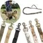 RubRab Tactical Dog Harness and Bungee Dog Leash Set for Large Medium Dogs MOLLE Vest for Service Training Military Dogs Adjustable Tactical Vest RubRab Tactical Dog Harness and Bungee Dog Leash Set for Large Medium Dogs MOLLE Vest for Service Training Military Dogs Adjustable Tactical Vest