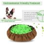 Xiaohudui Snuffle Mat for Dogs Treat Interactive Puzzle Toy Machine Washable Nosework Blanket for Feeding Medium Large Dogs, Feed Game for Boredom