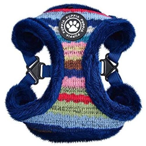 Puppia Crayon Harness C, Medium, Navy