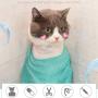 YUN Cat Bathing Mesh Bag Adjustable Multifunctional Breathable Anti-Bite and Anti-Scratch Restraint Bag Cat Washing Shower Bag Cat Bathing Medication Injection Manicure Artifact