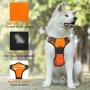 No Pull Dog Harness Adjustable for Large Dogs Medium Dogs - Easy Control Vest Harness with Handle - Durable Reflective Dog Harness for Dog Walking Running Hiking