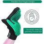 New Version Pet Grooming Brush, Enhance Pet Grooming Glove with 255 Tips, Deshedding Glove for Dog and Cat, 1 Pair Left & Right Gentle De-Shedding Glove Brush