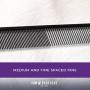Ryans Pet Supplies Paw Brothers Greyhound Style Comb for Dogs, True Teflon, Fine/Medium, 7.5in