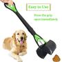 ienjoyed 28'' Large Pooper Scooper, Heavy Duty Poop Scooper for Large Dog & Small Dog, Pet Dog Pooper Scooper for Grass & Gravel Pick Up (Green)