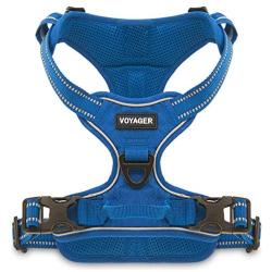 Voyager Dual Attachment Outdoor Dog Harness by Best Pet Supplies | NO-Pull Pet Walking Vest Harness