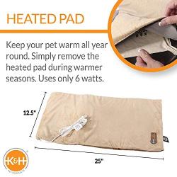 K&H PET PRODUCTS Heated Thermo-Kitty Mat Reversible Cat Bed