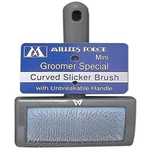 Millers Forge Curved Slicker Brush Mini Millers Forge Curved Slicker Brush Mini