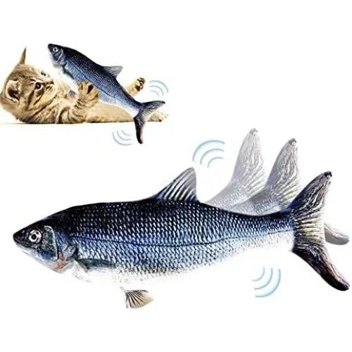 Electric Wagging Fish, Realistic Flopping Fish, Realistic Plush Simulation Electric Wagging Fish Cat Toy Catnip Kicker Toys, Funny Interactive Pets Pillow Chew Bite Kick Supplies for Cat Kitten Kitty Electric Wagging Fish, Realistic Flopping Fish, Realistic Plush Simulation Electric Wagging Fish Cat Toy Catnip Kicker Toys, Funny Interactive Pets Pillow Chew Bite Kick Supplies for Cat Kitten Kitty