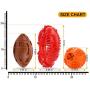 Dog Chew Toys for Aggressive Chewers Large Breed,3 Pack Indestructible Natural Rubber Puppy Teeth Cleaning Toy ,Pet Training Interactive Squeaky Dog Toy for Small Medium Dogs Reduces Tartar Buildup