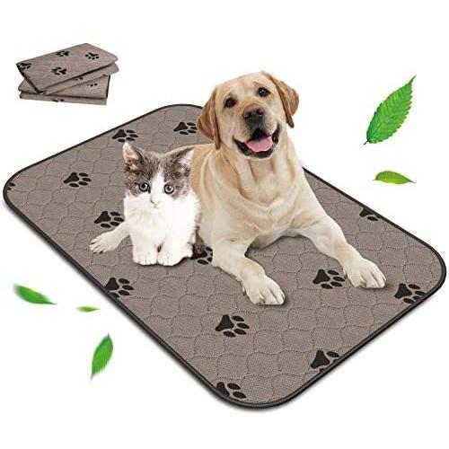 DRIVIM Washable Pee Pads for Dogs Extra Large, Reusable Puppy Potty Mats for Pet Training, Whelping, Housebreaking, Incontinence, Travel, Playpen, Crate | Fast Absorption | Waterproof | 39.4'' x 27.6'' DRIVIM Washable Pee Pads for Dogs Extra Large, Reusable Puppy Potty Mats for Pet Training, Whelping, Housebreaking, Incontinence, Travel, Playpen, Crate | Fast Absorption | Waterproof | 39.4'' x 27.6''