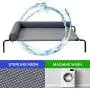 Loves cabin Bolster Elevated Dog Bed, 49in Pet Dog Beds for Extra Large Medium Small Dogs - Portable Dog Cot for Camping or Beach, Durable Fall Frame Raised Dog Bed with Breathable & Removable Mesh