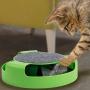 Yosoo Cat & Kitten Toy, Catch The Mouse Motion Cat Toy, Scratch Pad With Rotating Toy Mouse, Pet Cat Catch The Rotating Mouse Plush Moving Toy ,Cat Motion Chase Toy