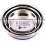 Max and Neo Heavyweight Non-Skid Rubber Bottom Stainless Steel Dog Bowl Max and Neo Heavyweight Non-Skid Rubber Bottom Stainless Steel Dog Bowl