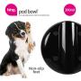 HING Pet Cat Dog Feeding Pod Bowl, 300 g, Small, Black