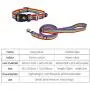 Hcpet Dog Harness (Rainbow Color, S(2.046cm))