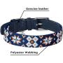Blueberry Pet 3 Patterns Modern Tribal Print Dog Collars