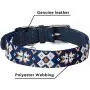 Blueberry Pet 3 Patterns Modern Tribal Print Dog Collars